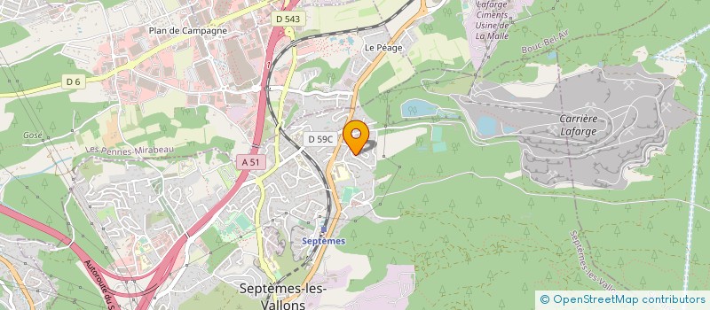 localisation de l'entreprise MONSIEUR FABRICE CAMPOY à SEPTEMES LES VALLONS