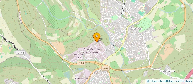 localisation de l'entreprise MONSIEUR FABRICE CANDELIER  CASTRIES