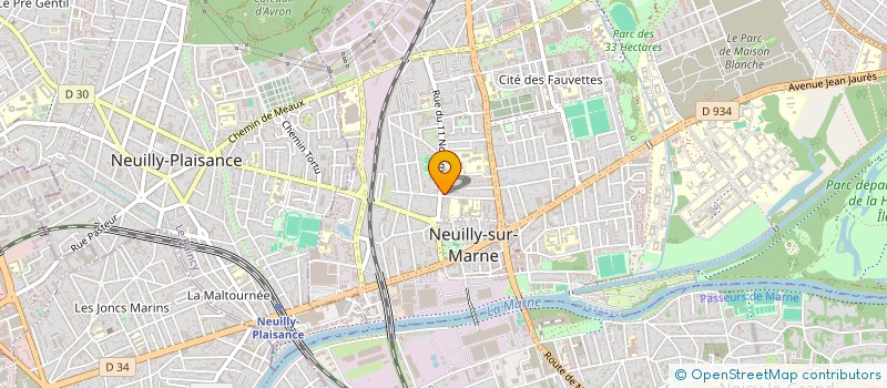 localisation de l'entreprise MONSIEUR FABRICE CANTHELOU à NEUILLY-SUR-MARNE