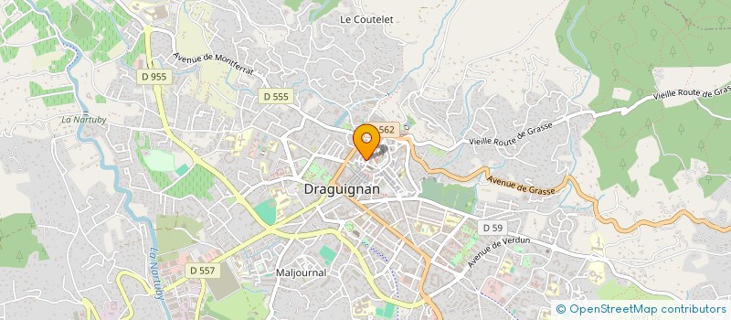 localisation de l'entreprise MONSIEUR FABRICE CAPPELLETTO  DRAGUIGNAN