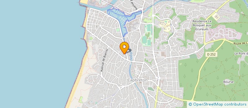 localisation de l'entreprise MONSIEUR FABRICE CARCANAGUE à CAPBRETON