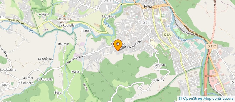 localisation de l'entreprise MONSIEUR FABRICE CARDENTI à MADIERE