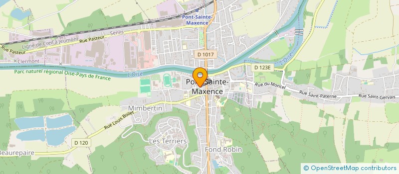 localisation de l'entreprise MONSIEUR FABRICE CARLIER à PONT-SAINTE-MAXENCE