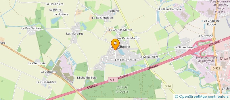 localisation de l'entreprise MONSIEUR FABRICE CARPENTIER  MESANGER