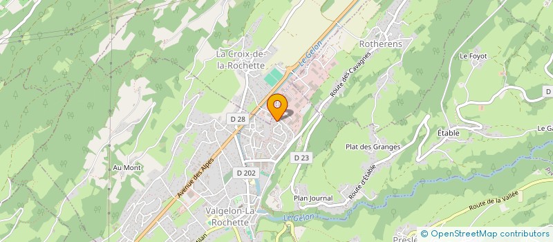 localisation de l'entreprise MONSIEUR FABRICE CARRASCOSA  VALGELON-LA ROCHETTE