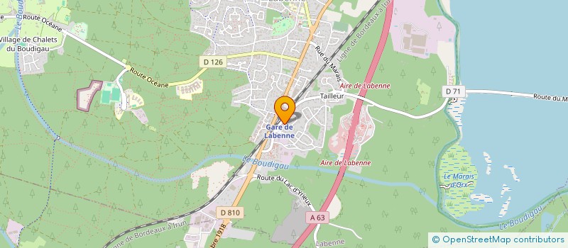 localisation de l'entreprise MONSIEUR FABRICE CARRERE  LABENNE