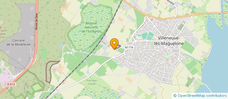 localisation de l'entreprise MONSIEUR FABRICE CARRIE  VILLENEUVE-LES-MAGUELONE