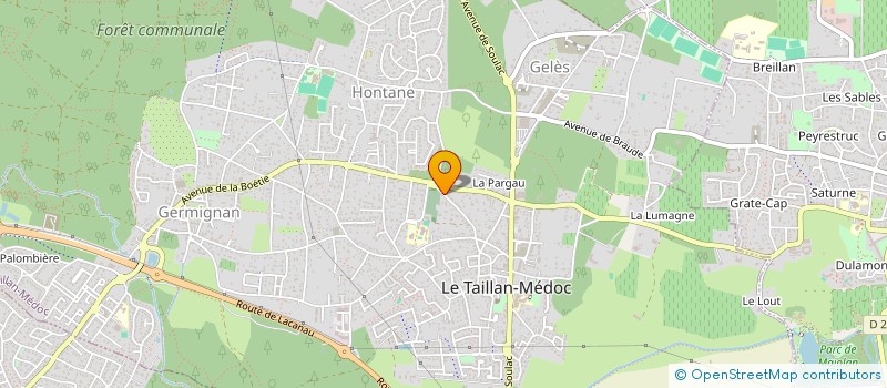 localisation de l'entreprise MONSIEUR FABRICE CARTERON  LE TAILLAN-MEDOC