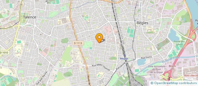 localisation de l'entreprise MONSIEUR FABRICE CASENAVE à BEGLES