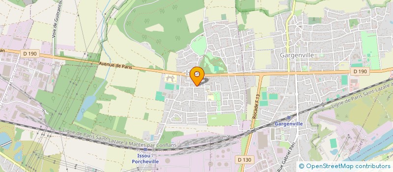 localisation de l'entreprise MONSIEUR FABRICE CASTANHEIRA  ISSOU