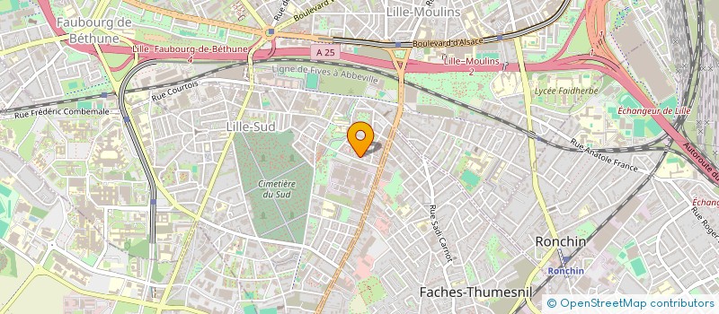 localisation de l'entreprise MONSIEUR FABRICE CASTELAIN à LILLE