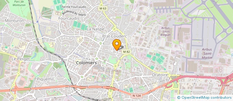 localisation de l'entreprise MONSIEUR FABRICE CATALA à COLOMIERS