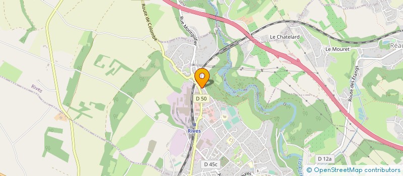 localisation de l'entreprise MONSIEUR FABRICE CAUMETTE  RIVES