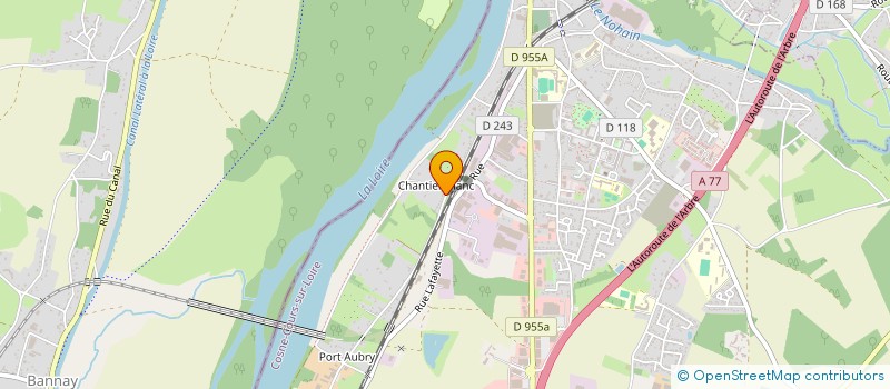 localisation de l'entreprise MONSIEUR FABRICE CAVET à COSNE-COURS-SUR-LOIRE