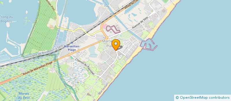 localisation de l'entreprise MONSIEUR FABRICE CAZALY à MARSEILLAN