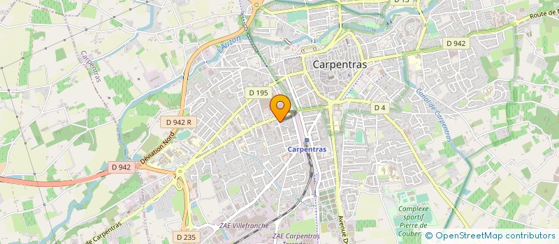 localisation de l'entreprise MONSIEUR FABRICE CECCHINI à CARPENTRAS