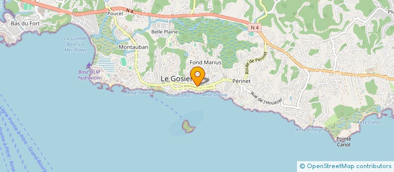 localisation de l'entreprise MONSIEUR FABRICE CECILE à LE GOSIER