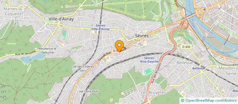 localisation de l'entreprise MONSIEUR FABRICE CEREZALES à SEVRES