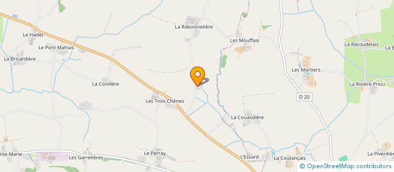 localisation de l'entreprise MONSIEUR FABRICE CHAINEAU à ERBRAY