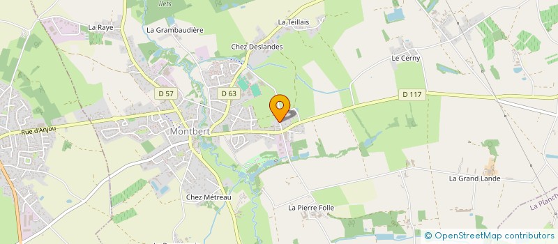 localisation de l'entreprise MONSIEUR FABRICE CHAMARD  LE BIGNON