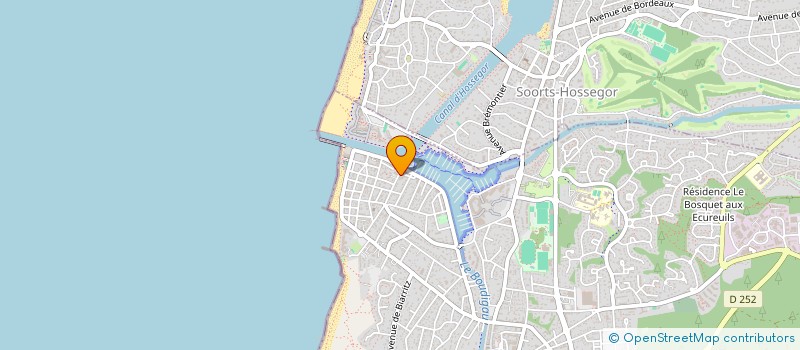 localisation de l'entreprise MONSIEUR FABRICE CHANTAL à CAPBRETON