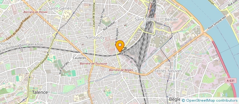 localisation de l'entreprise MONSIEUR FABRICE CHAOUI à BORDEAUX
