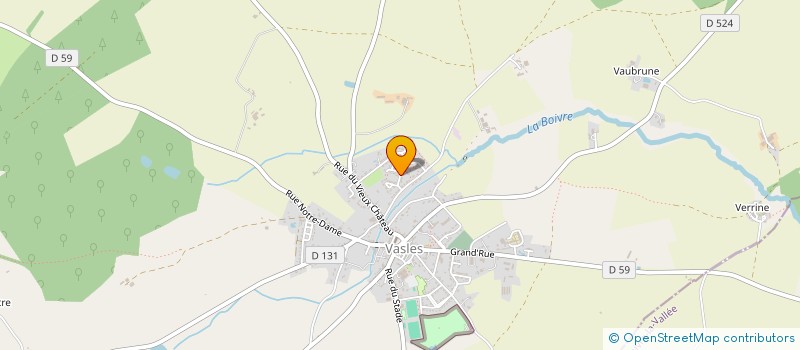 localisation de l'entreprise MONSIEUR FABRICE CHARLES  VASLES