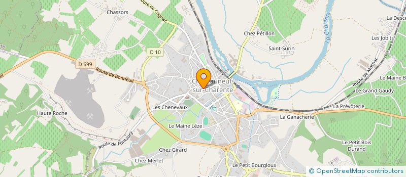 localisation de l'entreprise MONSIEUR FABRICE CHARRIER à CHATEAUNEUF-SUR-CHARENTE