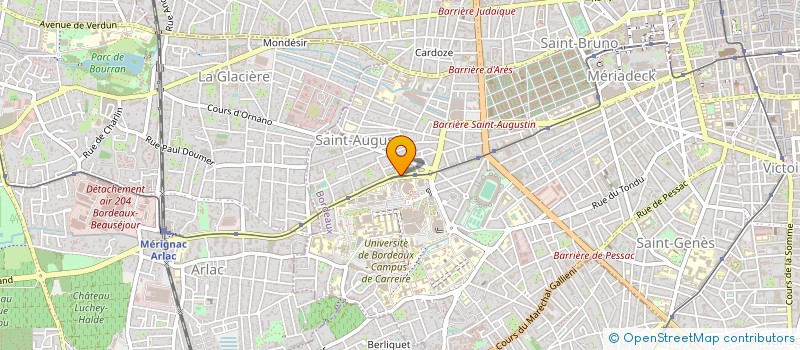 localisation de l'entreprise MONSIEUR FABRICE CHASSAGNE  BORDEAUX