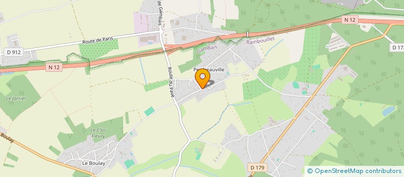 localisation de l'entreprise MONSIEUR FABRICE CHASSAING  GAMBAIS