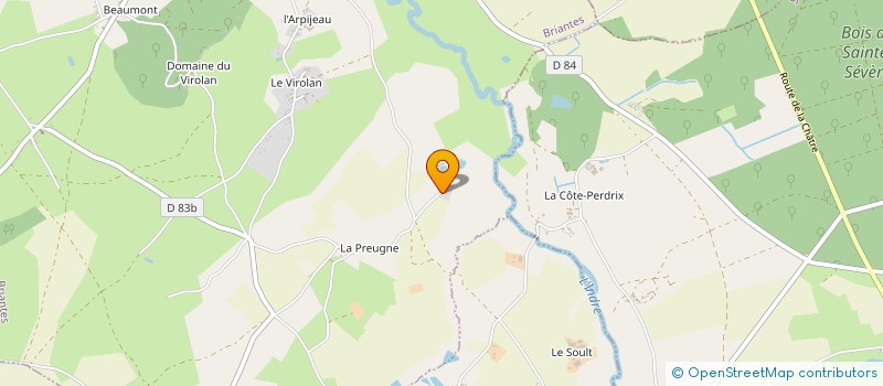 localisation de l'entreprise MONSIEUR FABRICE CHATIRON à BRIANTES
