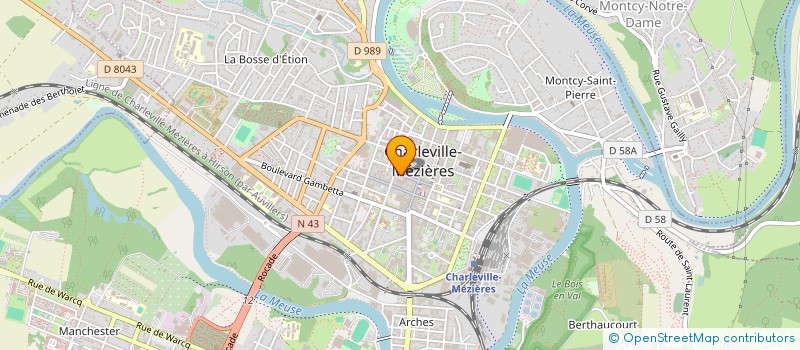 localisation de l'entreprise MONSIEUR FABRICE CHATRY à CHARLEVILLE-MEZIERES