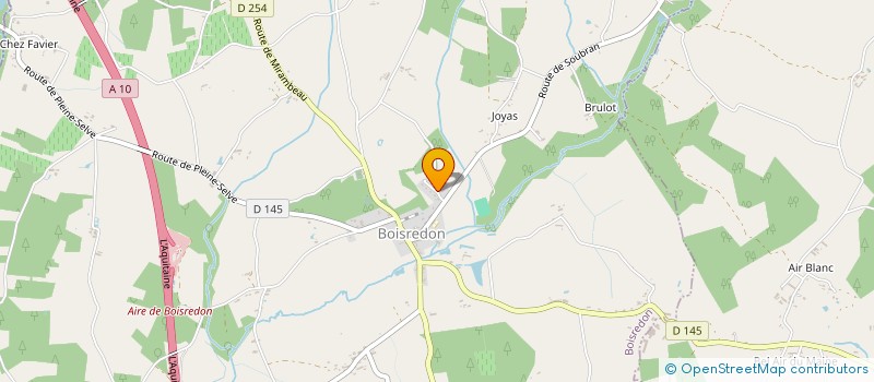 localisation de l'entreprise MONSIEUR FABRICE CHAUCHET  MIRAMBEAU