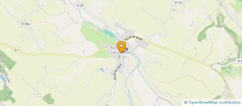 localisation de l'entreprise MONSIEUR FABRICE CHAULET  AURIAC-SUR-VENDINELLE