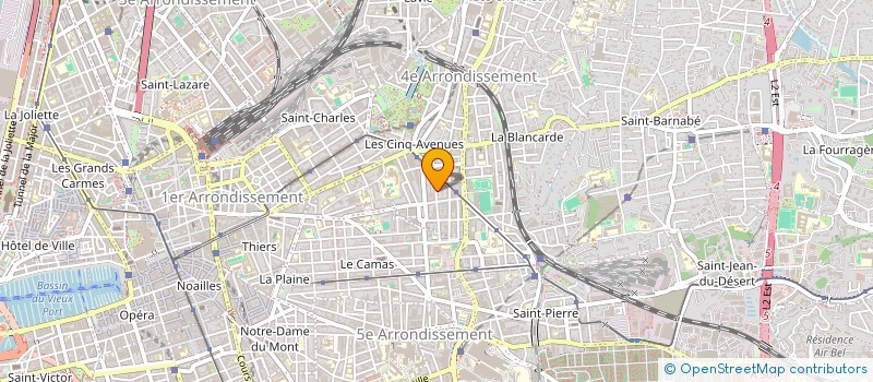localisation de l'entreprise MONSIEUR FABRICE CHAUVIN à MARSEILLE
