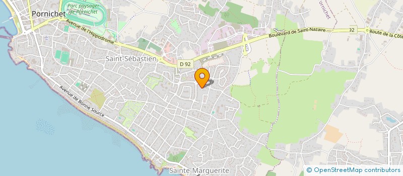 localisation de l'entreprise MONSIEUR FABRICE CHAUVIN à PORNICHET