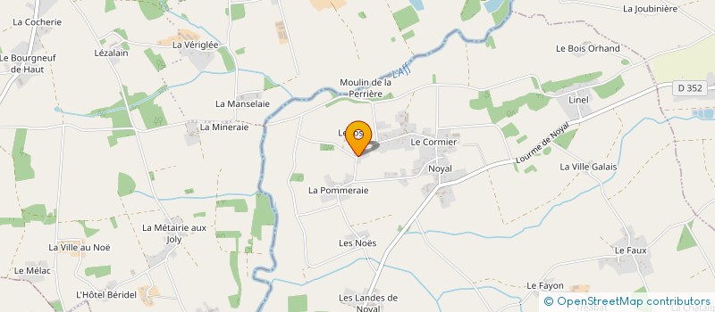 localisation de l'entreprise MONSIEUR FABRICE CHEVALIER  AVESSAC