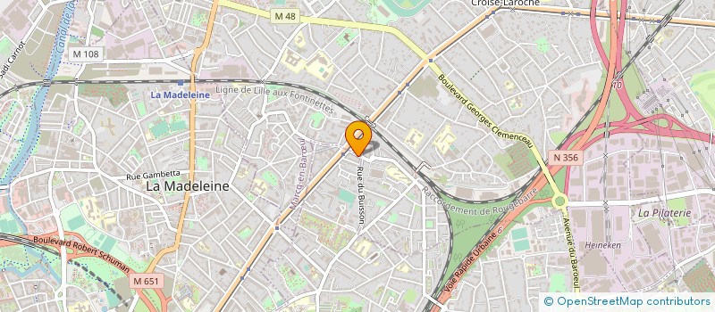 localisation de l'entreprise MONSIEUR FABRICE CHIQUET à LILLE