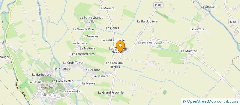 localisation de l'entreprise MONSIEUR FABRICE CHISTREL  MONT-DOL