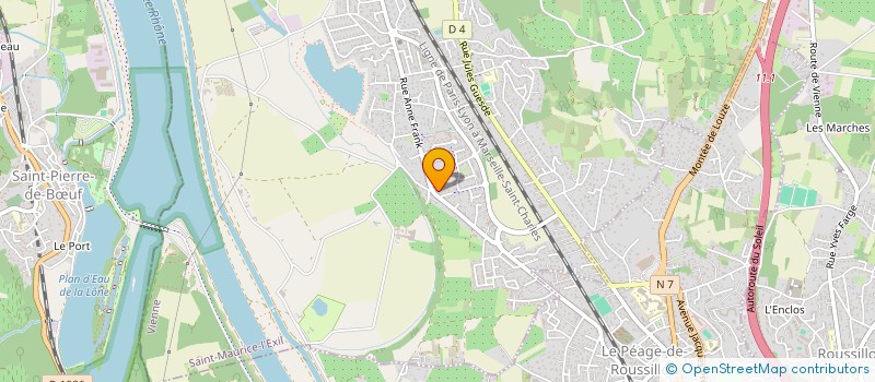 localisation de l'entreprise MONSIEUR FABRICE CHORON  SAINT-MAURICE-L'EXIL