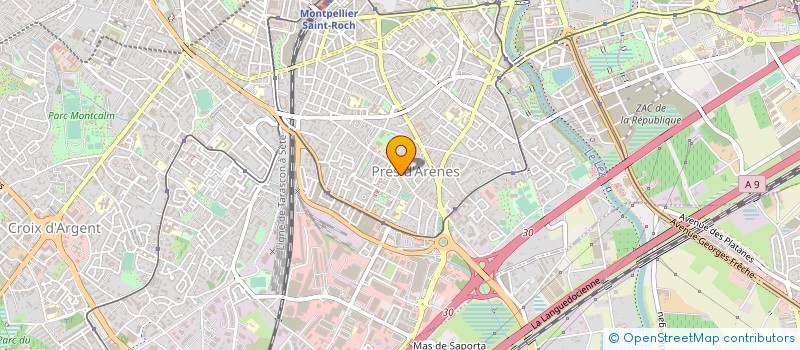 localisation de l'entreprise MONSIEUR FABRICE CHORT à MONTPELLIER