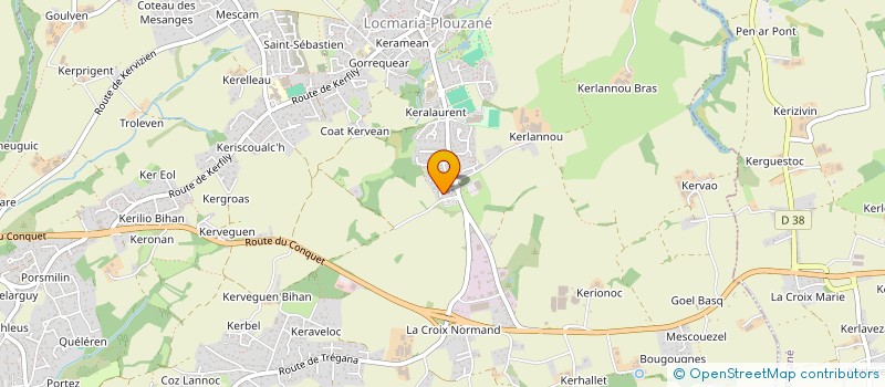 localisation de l'entreprise MONSIEUR FABRICE CHOTTEAU  LOCMARIA PLOUZANE