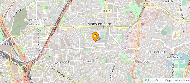 localisation de l'entreprise MONSIEUR FABRICE CHRETIEN  MONS-EN-BARUL