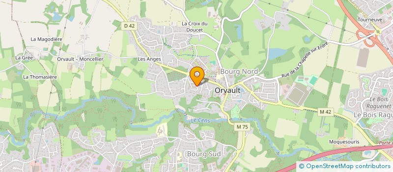 localisation de l'entreprise MONSIEUR FABRICE-CHRISTOPHE BRETAUD à ORVAULT