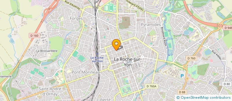 localisation de l'entreprise MONSIEUR FABRICE   CHRISTOPHE DUBOIS à LA ROCHE-SUR-YON