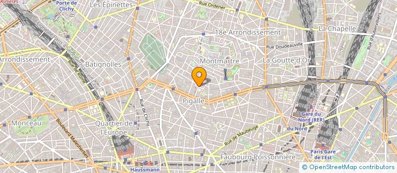 localisation de l'entreprise MONSIEUR FABRICE CICARD  PARIS