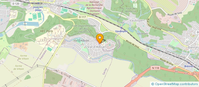 localisation de l'entreprise MONSIEUR FABRICE CIFRE  VELIZY-VILLACOUBLAY