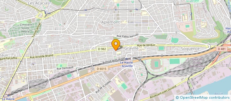 localisation de l'entreprise MONSIEUR FABRICE CLAISSE  LE HAVRE