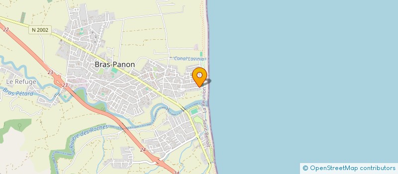 localisation de l'entreprise MONSIEUR FABRICE CLAPIER  BRAS-PANON