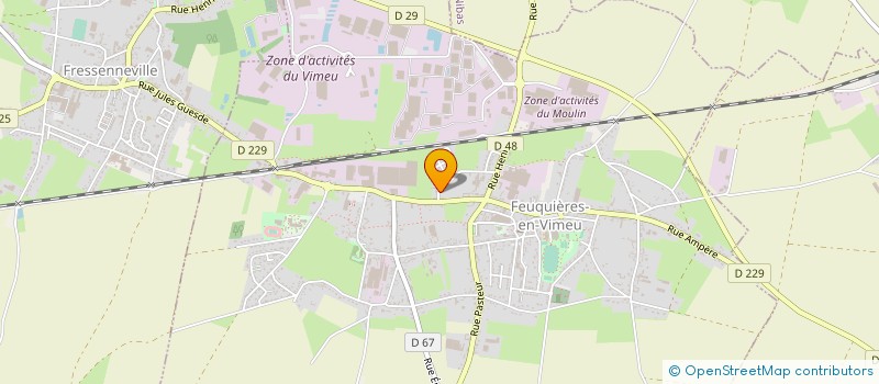 localisation de l'entreprise MONSIEUR FABRICE CLAUDOT à FEUQUIERES-EN-VIMEU